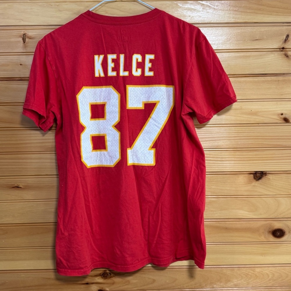 Fanatics Kansas City Chiefs Red Travis Kelce #87 T-Shirt Medium
